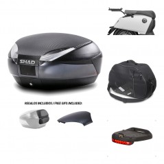 SHAD Baul trasero + herraje montaje accesorios SH48 KIT-181946