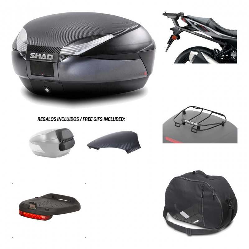 Rear trunk + mounting hardware + accessories  SH48