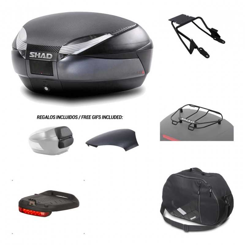 SHAD Baul trasero + herraje montaje accesorios SH48 KIT-181899