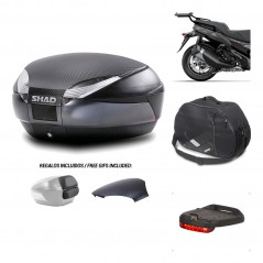 SHAD Baul trasero + herraje montaje accesorios SH48 KIT-181850