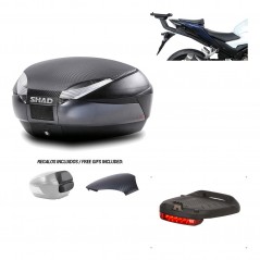 Back trunk + big top fitting + brake light  SH48