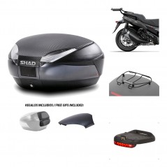 Rear trunk + mounting hardware + accessories  SH48
