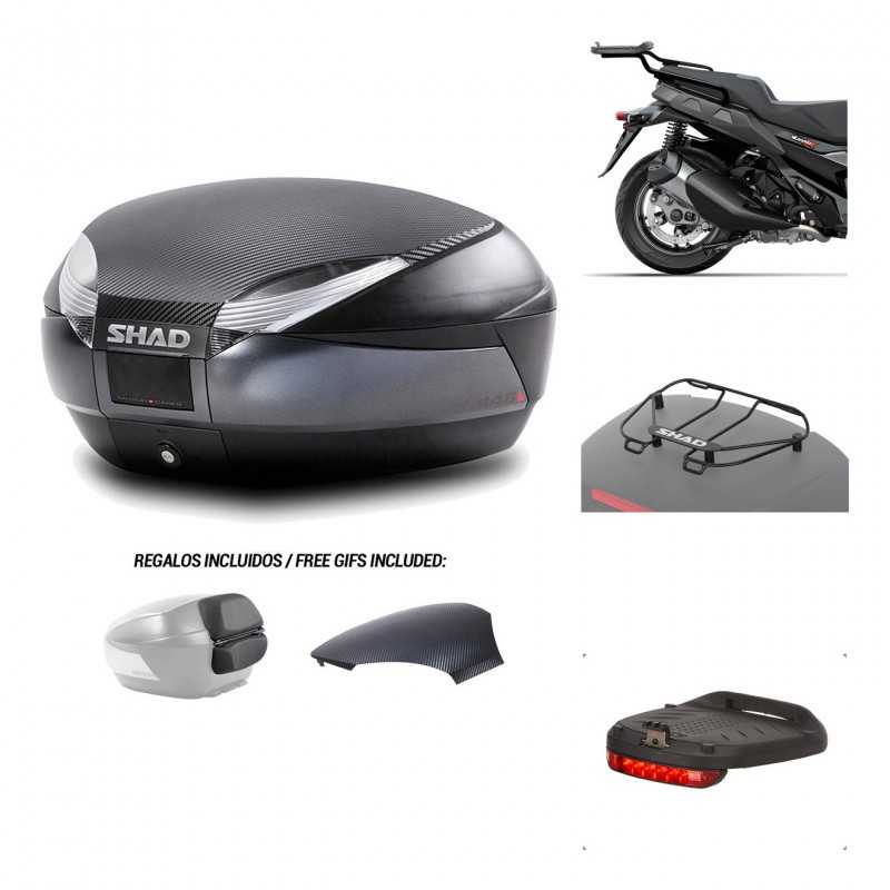 Rear trunk + mounting hardware + accessories  SH48
