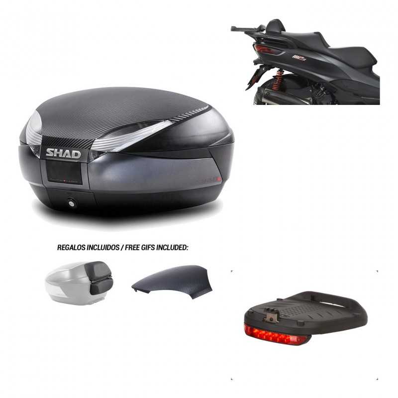 Back trunk + big top fitting + brake light  SH48