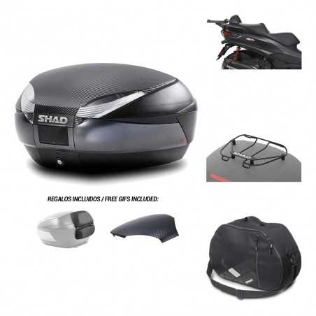 SHAD Baul trasero + herraje montaje accesorios SH48 KIT-181709
