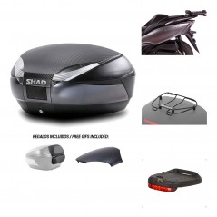 SHAD Baul trasero + herraje montaje accesorios SH48 KIT-181902