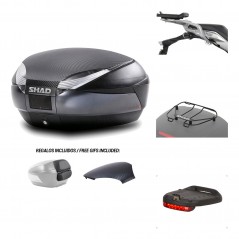 SHAD Baul trasero + herraje montaje accesorios SH48 KIT-181652