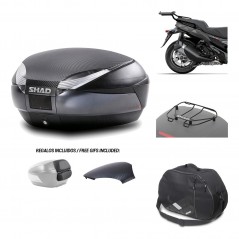 SHAD Baul trasero + herraje montaje accesorios SH48 KIT-181853