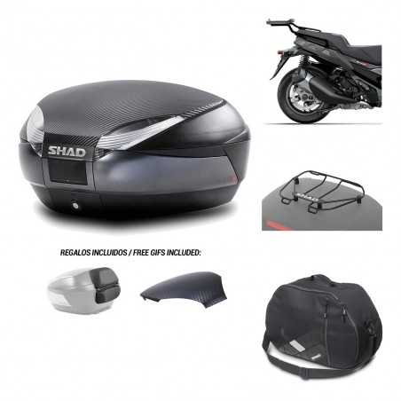 Rear trunk + mounting hardware + accessories  SH48