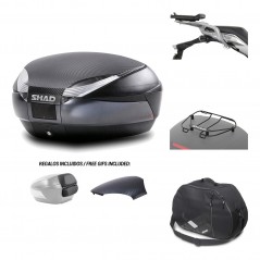 Rear trunk + mounting hardware + accessories  SH48