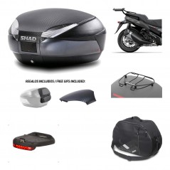 Rear trunk + mounting hardware + accessories  SH48