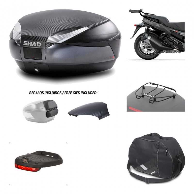 Rear trunk + mounting hardware + accessories  SH48