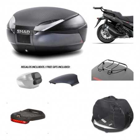 SHAD Baul trasero + herraje montaje accesorios SH48 KIT-181854