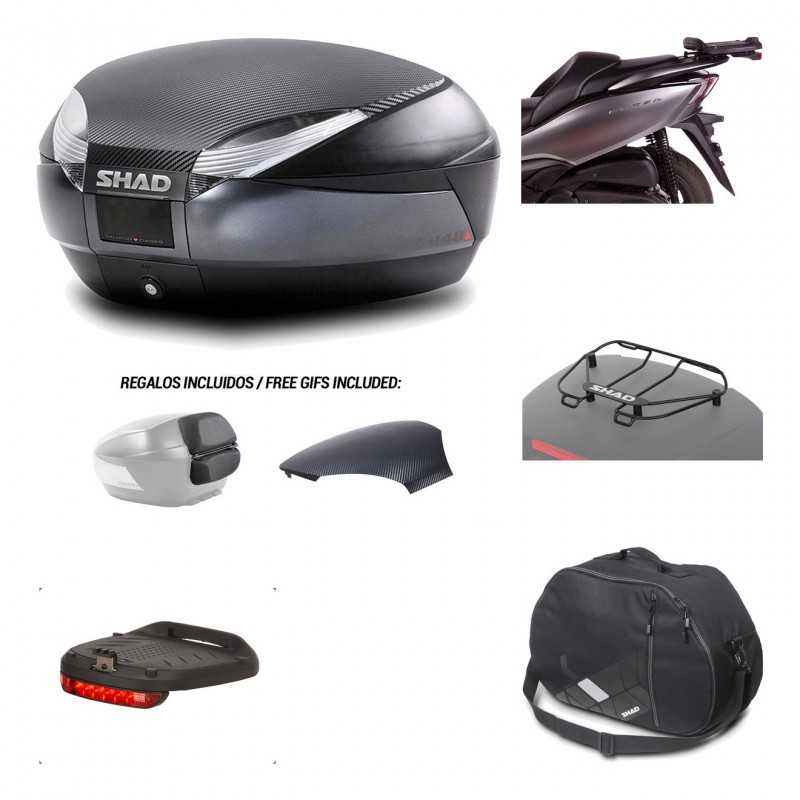 SHAD Baul trasero + herraje montaje accesorios SH48 KIT-181904