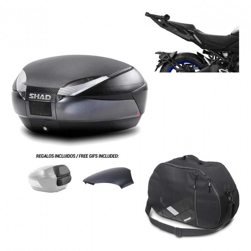 SHAD Baul trasero + herraje montaje bolsa interna SH48 KIT-181809
