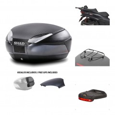 Rear trunk + mounting hardware + accessories  SH48