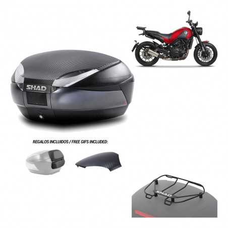 SHAD Baul trasero + herraje montaje parrilla portabultos superior SH48 KIT-181659