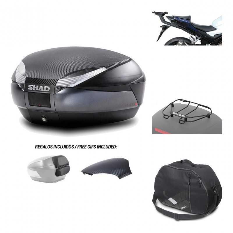 Rear trunk + mounting hardware + accessories  SH48