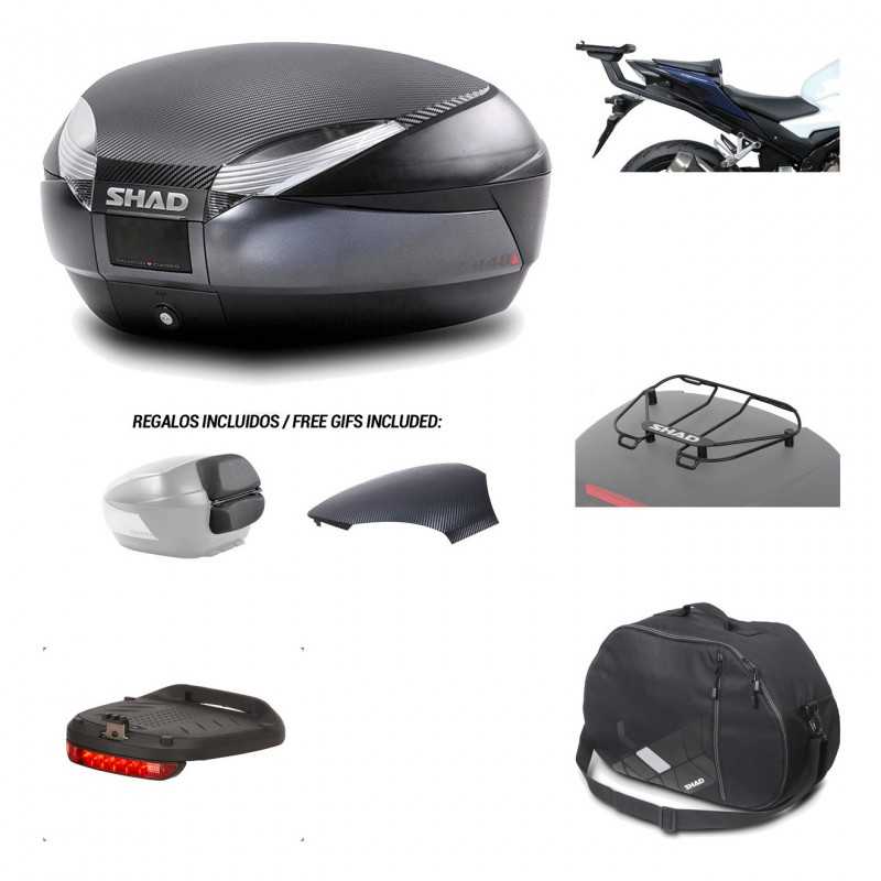 Rear trunk + mounting hardware + accessories  SH48