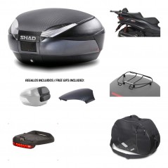 Rear trunk + mounting hardware + accessories  SH48