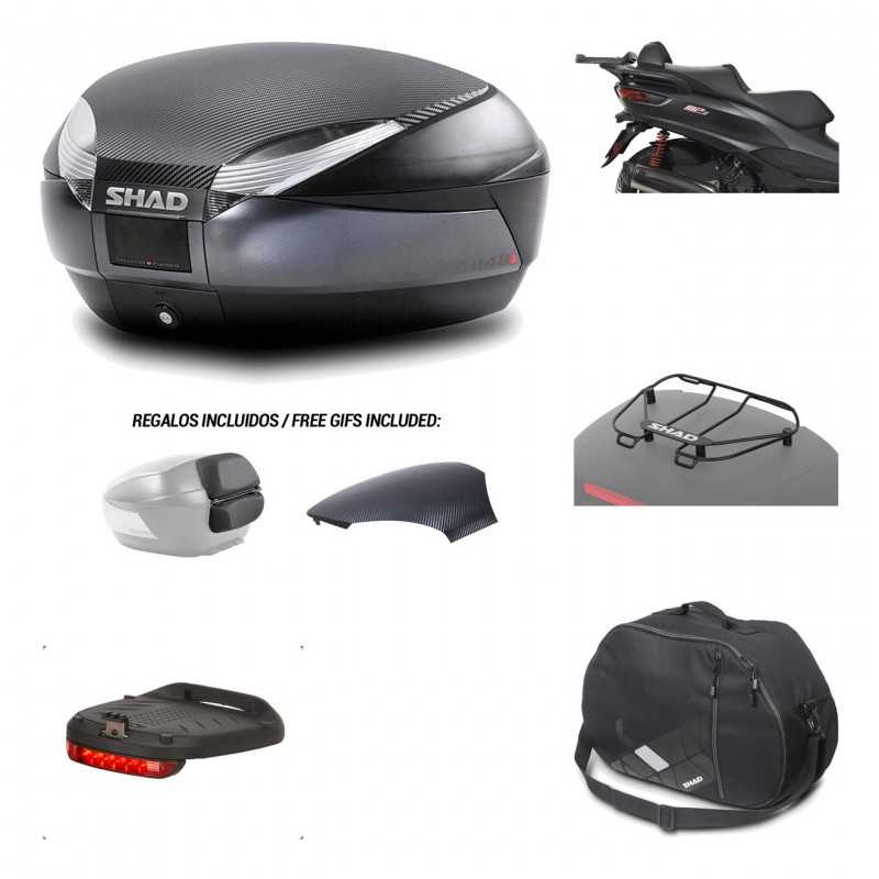 Rear trunk + mounting hardware + accessories  SH48