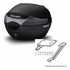 SHAD Baul trasero + herraje montaje SH33 SH 33 KIT-182119