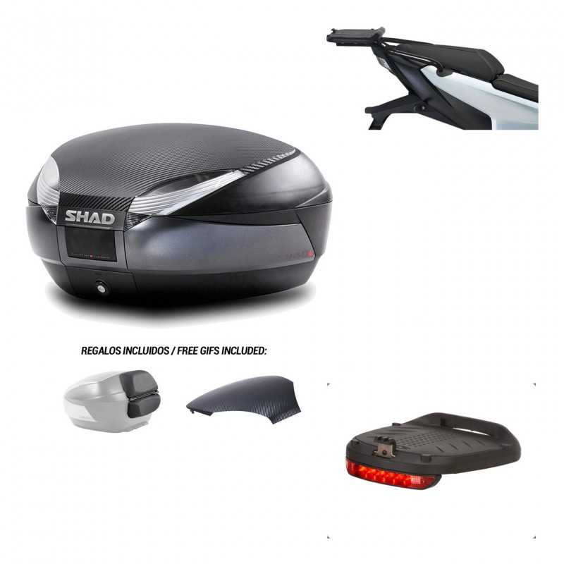 SHAD Baul trasero + herraje montaje luz de freno SH48 KIT-181760