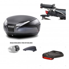 Back trunk + big top fitting + brake light  SH48