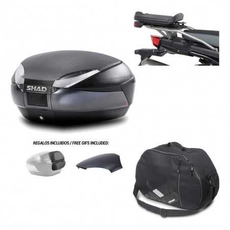 SHAD Baul trasero + herraje montaje bolsa interna SH48 KIT-181713