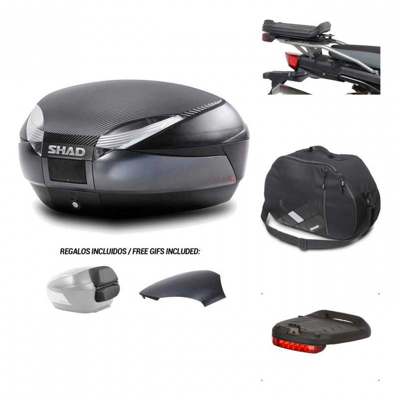 Rear trunk + mounting hardware + accessories  SH48