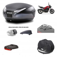 SHAD Baul trasero + herraje montaje accesorios SH48 KIT-181662