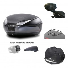 Rear trunk + mounting hardware + accessories  SH48