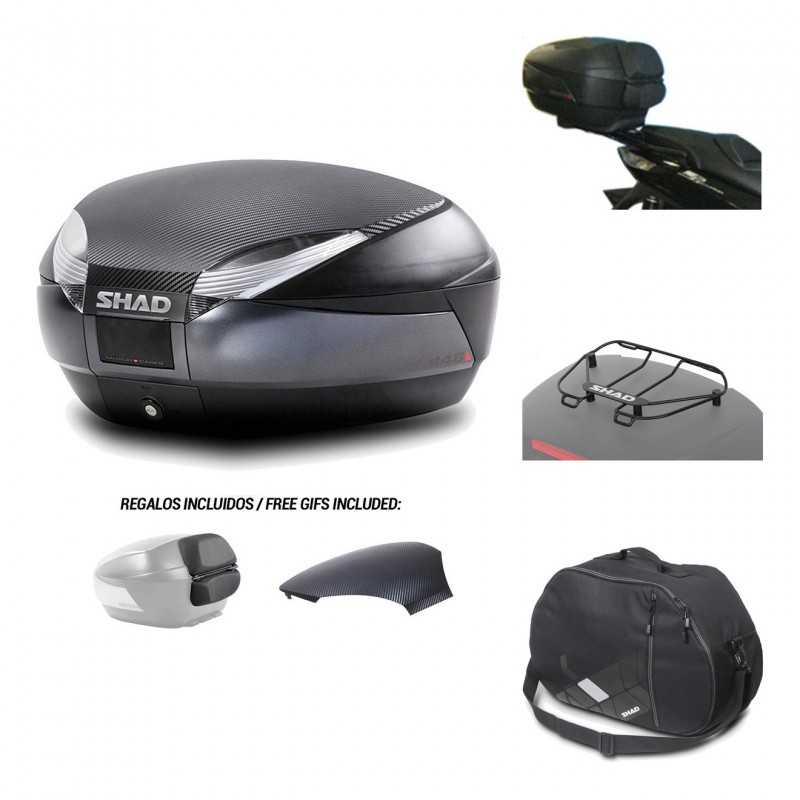 Rear trunk + mounting hardware + accessories  SH48