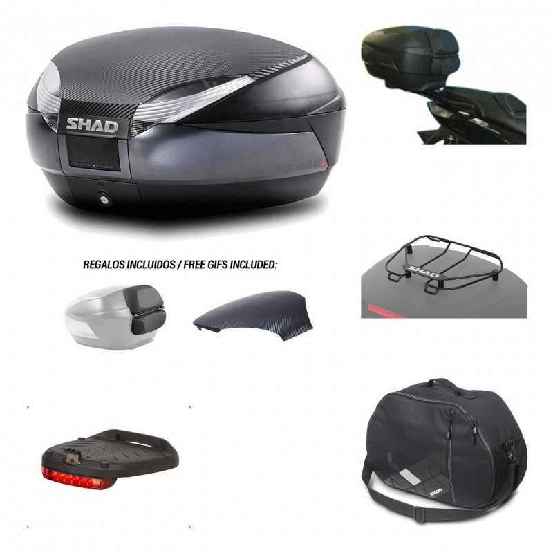 SHAD Baul trasero + herraje montaje accesorios SH48 KIT-181914