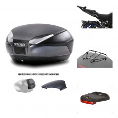 SHAD Baul trasero + herraje montaje accesorios SH48 KIT-181812