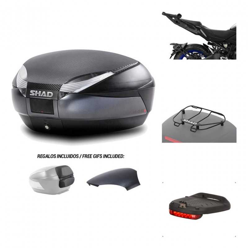 SHAD Baul trasero + herraje montaje accesorios SH48 KIT-181812