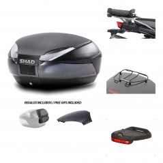 Rear trunk + mounting hardware + accessories  SH48
