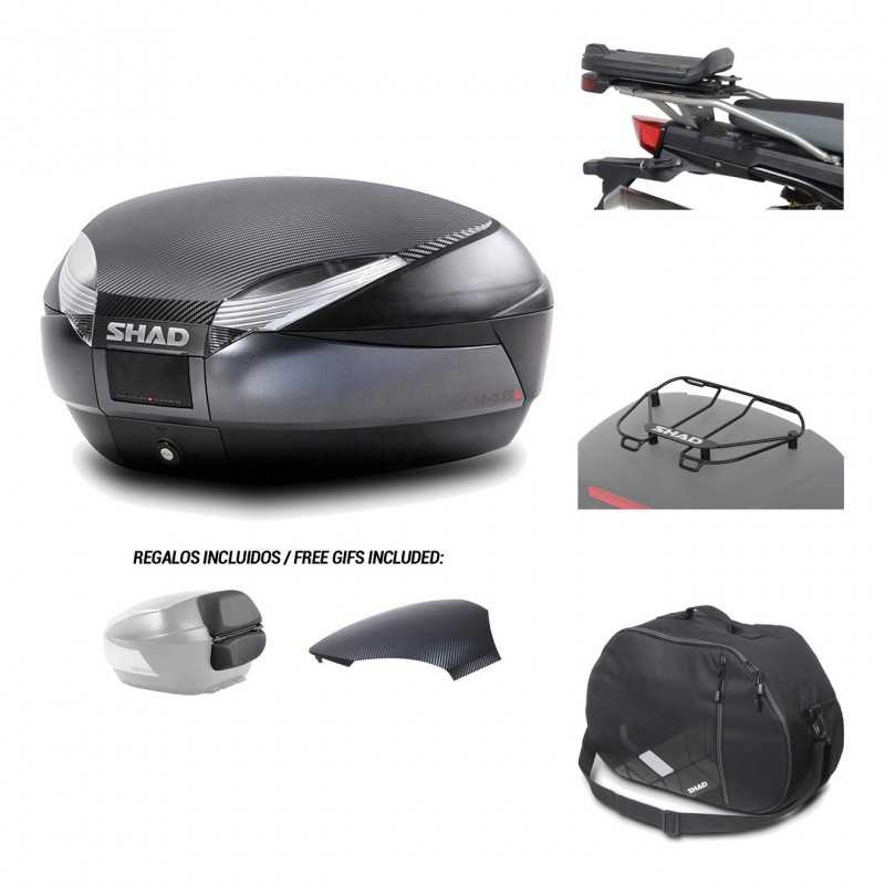 Rear trunk + mounting hardware + accessories  SH48