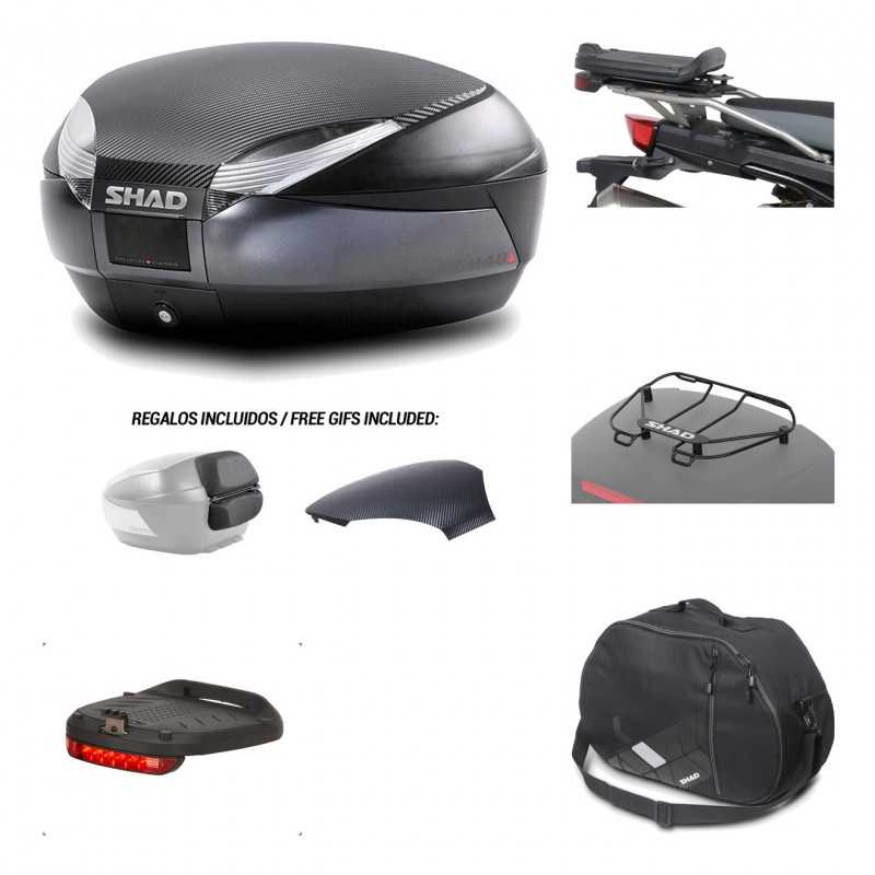 Rear trunk + mounting hardware + accessories  SH48