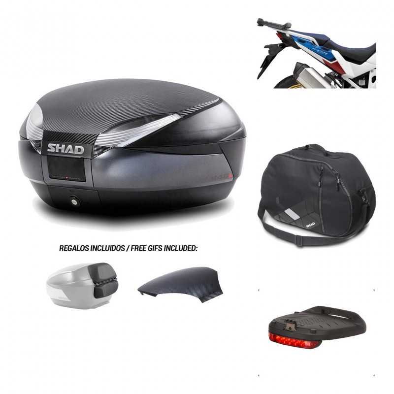 Rear trunk + mounting hardware + accessories  SH48