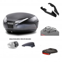 Rear trunk + mounting hardware + accessories  SH48