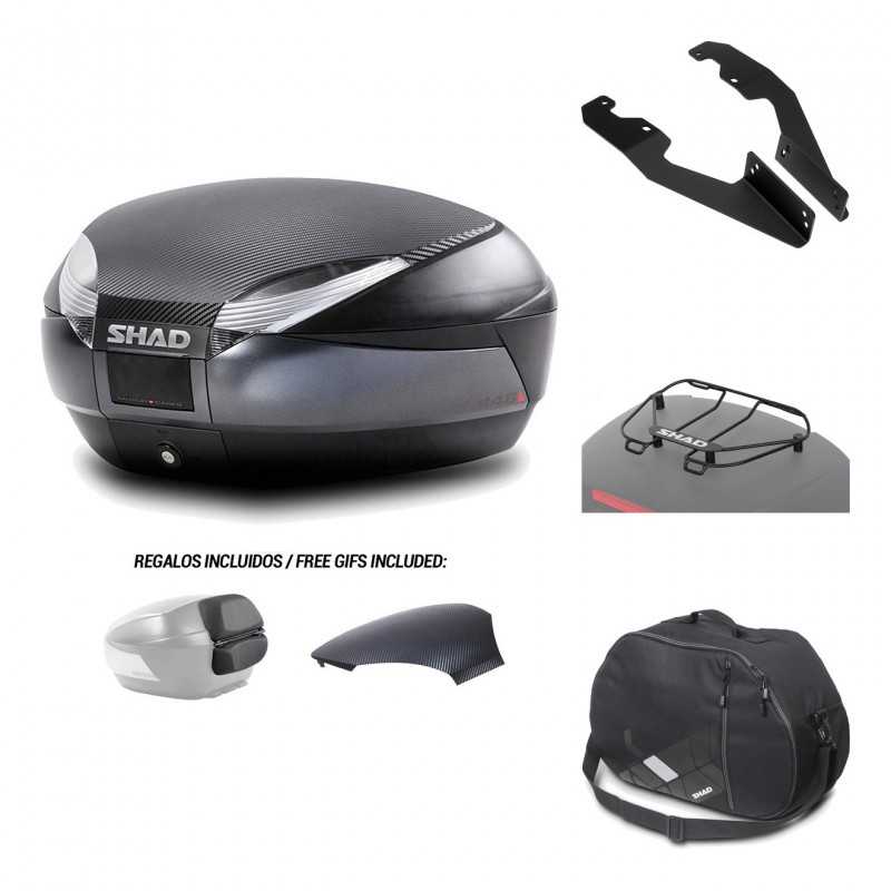 Rear trunk + mounting hardware + accessories  SH48