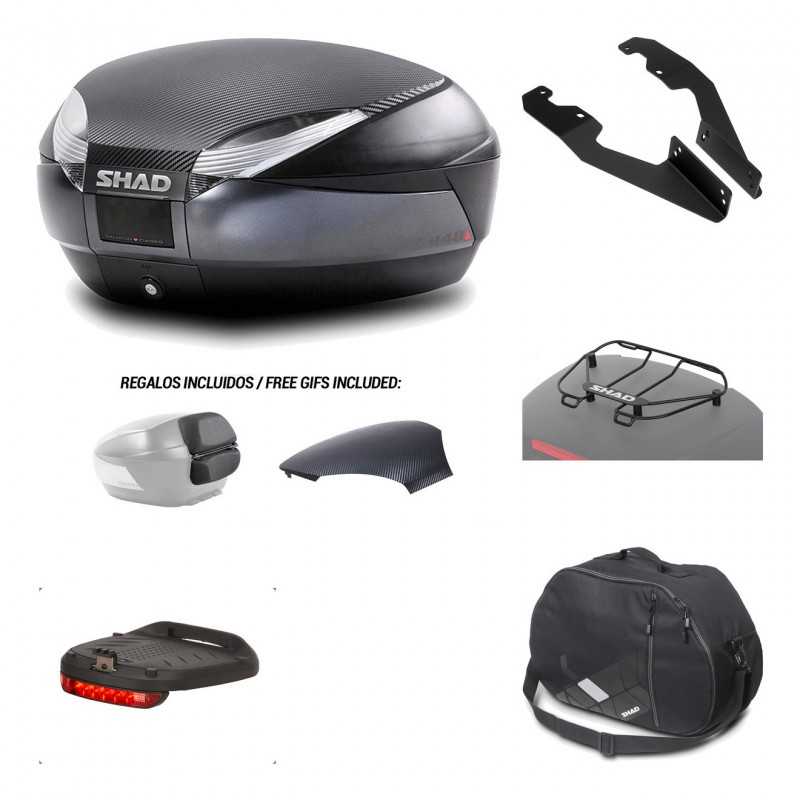 Rear trunk + mounting hardware + accessories  SH48