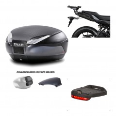 Back trunk + big top fitting + brake light  SH48