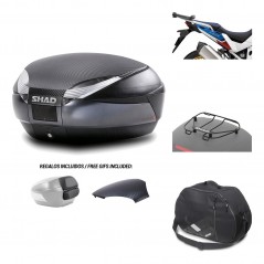 Rear trunk + mounting hardware + accessories  SH48