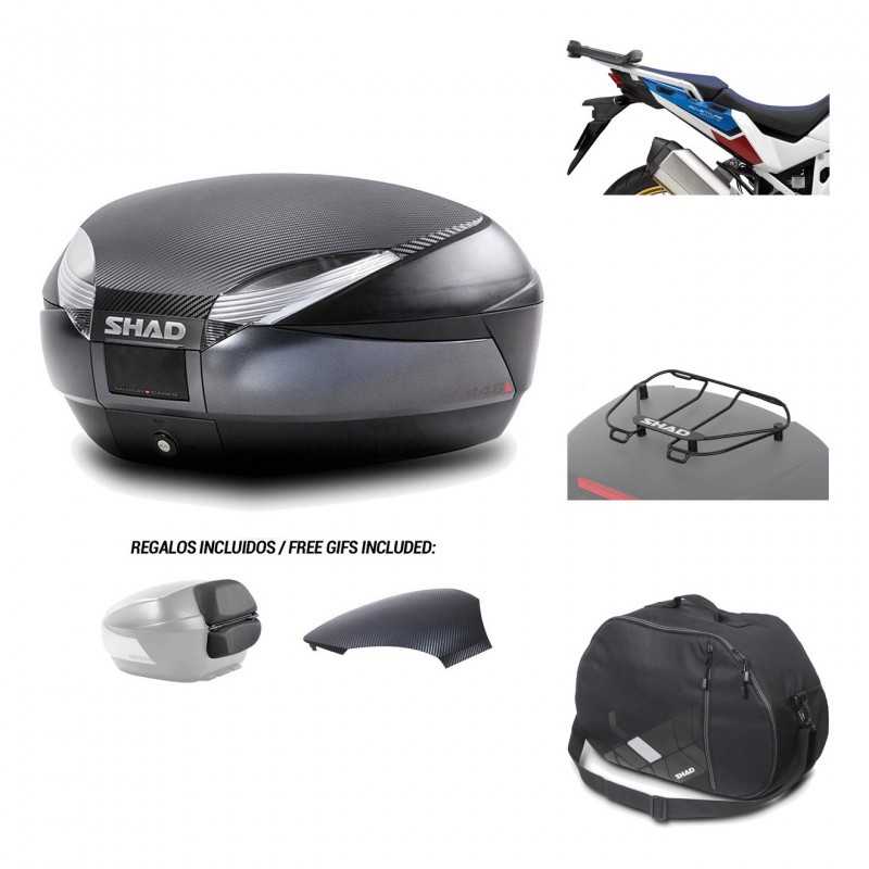 Rear trunk + mounting hardware + accessories  SH48