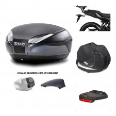 Rear trunk + mounting hardware + accessories  SH48