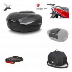 Rear trunk + mounting hardware + accessories  SH58X