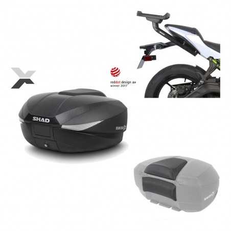 SHAD Baul trasero + herraje montaje respaldo de pasajero SH58X KIT-182270