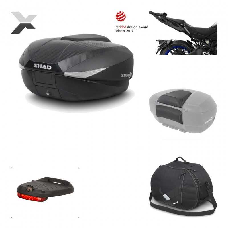 Rear trunk + mounting hardware + accessories  SH58X